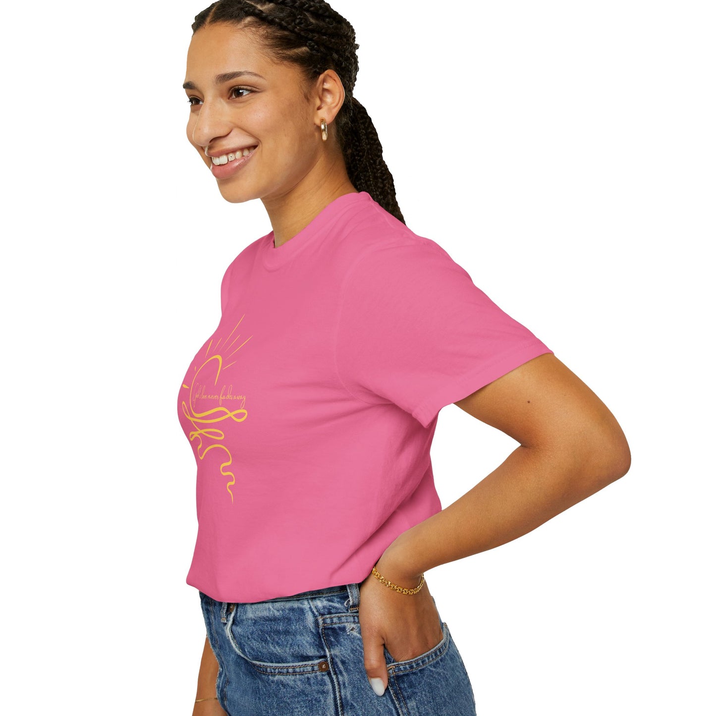 God's Love Never Fades Garment-Dyed T-shirt