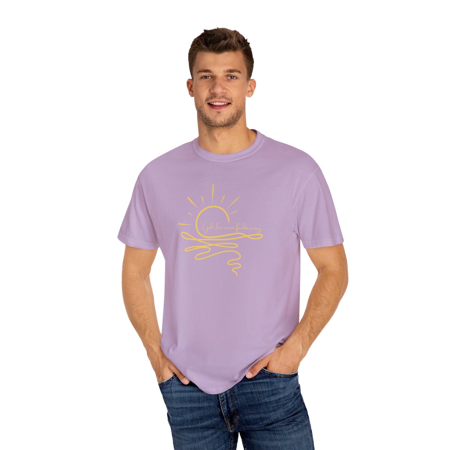 God's Love Never Fades Garment-Dyed T-shirt